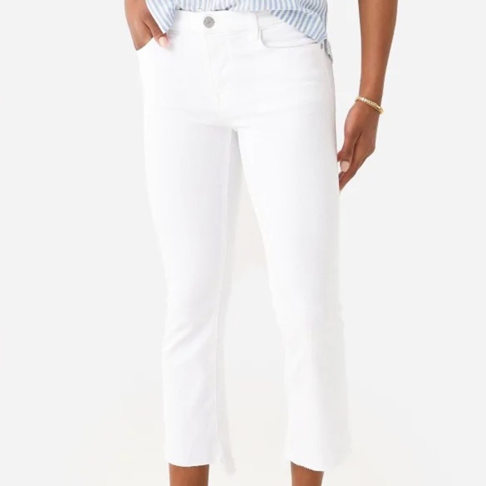 FRAME Le Crop Mini Boot White